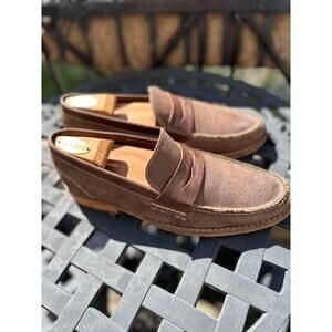 Cole Haan Men’s Loafers 8.5M Brown Leather Slip-On Penny Shoes Soft Comfort